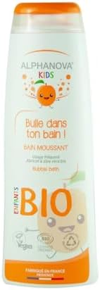 Alphanova Kids Bulle Dans Ton Bain ! Crème Bain Bio pour Enfants 250 ml