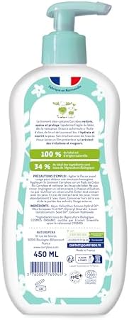 CARRYBOO Liniment Oléo-calcaire Bio pour Muscle Fatigué - Traitement Doux et Réparateur - Flacon Pompe 450ml - Switch CO