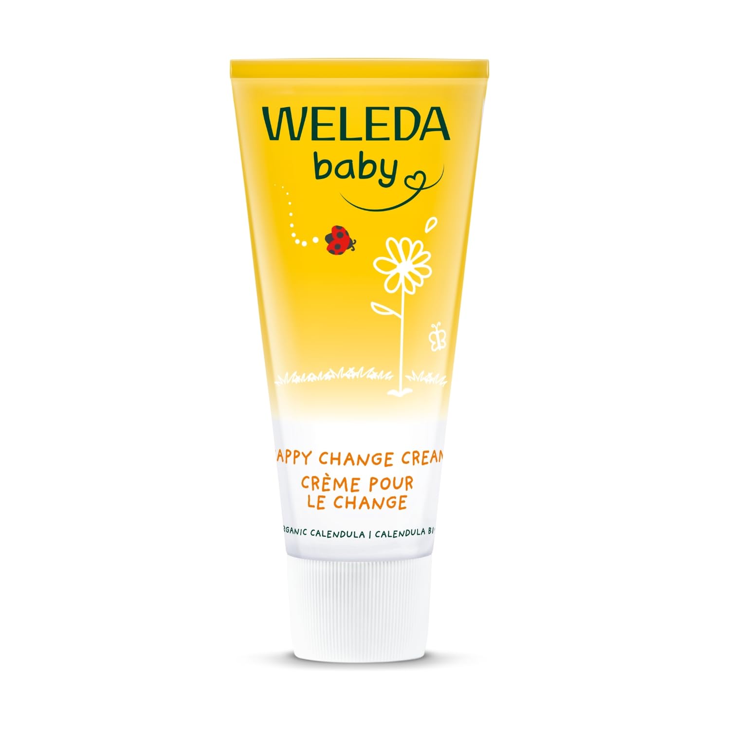 Crème WELEDA pour le change pour bébé - protège, régénère & apaise - convient aux nouveaux-nés - certifiée NATRUE* - bio