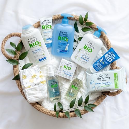 Corine de Farme Liniment Oléo-Calcaire Bio ECOCERT COSMOS pour Enfants - 500ml (Lot de 2)